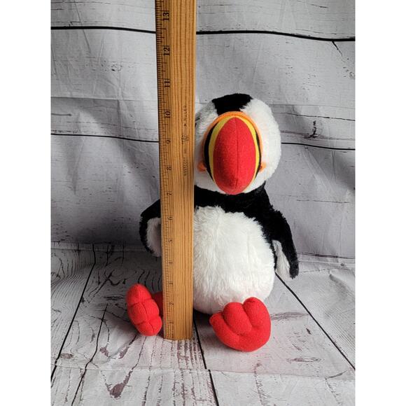 Petting Zoo SOFT PUFFIN BIRD 12inch Plush STUFFED ANIMAL Toy Maine Plush - Picture 8 of 8